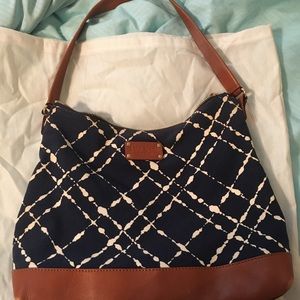 Kate Spade Navy/white bag